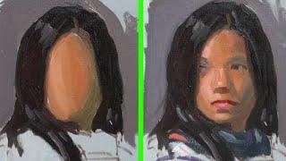 Maximize your portrait painting practice time by doing this