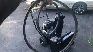 Ariens Sno-Tek 208cc 20" Build:  HOW TO CHANGE AUGER AND DRIVE BELT BELST THE END