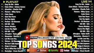 Bruno Mars, Maroon 5, Benson Boone, Ed Sheeran,Katy Perry, Miley Cyrus,Sia Billboard Pop Songs 2024