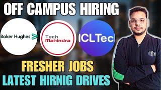 Tech Mahindra , HclTech Hiring | OFF Campus Drives For 2025 , 2024 , 2023 Batch Hiring | Freshers