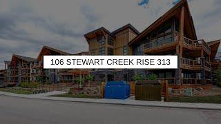 106 Stewart Creek Rise 313 | Canmore Real Estate