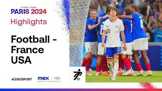 France 3-0 USA - Men's Group A Football | Paris Olympics 2024