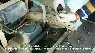 Golf Cart Club Car DS Rear Shock Absorber Installation Video