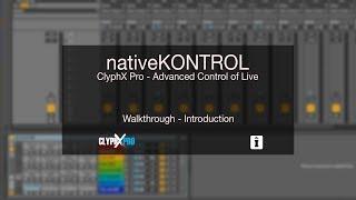 nativeKONTROL ClyphX Pro: Introduction