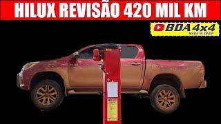 EP. 972// Toyota HILUX  INCRIVELMENTE Vermelha Problemas no MOTOR DE PARTIDA aos 420 MIL KM!