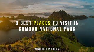 8 BEST PLACES TO VISIT IN KOMODO NATIONAL PARK - TAMAN NASIONAL KOMODO INDONESIA