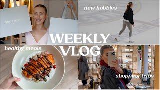 WEEKLY VLOG | new hobbies, what I'm eating & a trip to bicester village!!