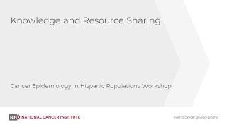 Knowledge and Resource Sharing