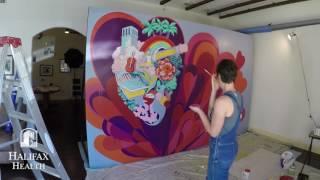 heART Path: Creation of the Mobile Mural Time Lapse