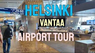 Inside Helsinki Vantaa airport - overview tour - 4K - 2023 #vantaa #helsinki