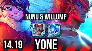 NUNU & WILLUMP vs YONE (TOP) | 6/2/18 | EUW Diamond | 14.19