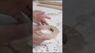 How to glue up a segmented ring. #segmentedwoodturning #woodturning #diy