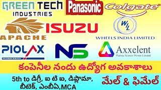 Govt Andhrapradesh Tarapuna  Job Mela - Male And Female Jobs - 5th Clas To Degree Diploma Btech Mba