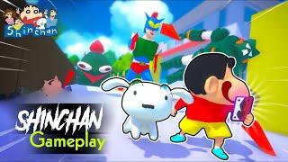 I Saved SHIRO And HEROES in Shinchan Gameplay | SHINCHAN GAMEPLAY | Lovely Boss