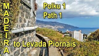 Madeira, Levada Piornais, Näin löydät Lidosta kaupunkilevadalle, Reitti 1. 042.