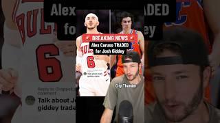 Alex Caruso TRADED for Josh Giddey! Instant Reaction...