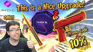 Let's upgrade skins with a high chance!! -  SKIN CLUB PROMO CODE 2024