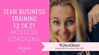 Hostess Coaching - Business Team Tips with Jen Gear