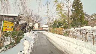 Akita, Kakunodate on a nice winter day, Japan 2025 • 4K