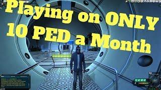 Hunting On Only 10 PED a Month | Entropia Universe | How Long Will your PED LAST???