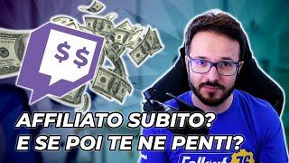 Siete SICURI di volere l’AFFILIAZIONE su TWITCH?