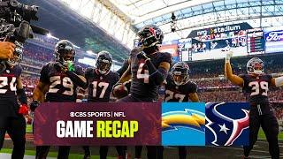 Justin Herbert throws 4 interceptions as Texans advance to Divisional Round | Wild Card Game Recap