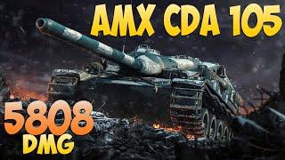 AMX Cda 105 - 5 Kills 5.8K DMG - Barbed! - World Of Tanks