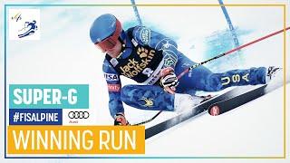 Ryan Cochran-Siegle | 1st place | Bormio | Men's Super G | FIS Alpine