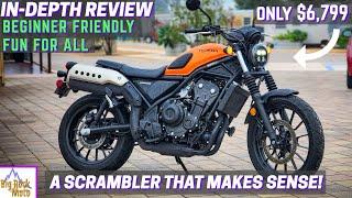 The Honda Scrambler is Back! The SCL500 (CL500) is Practical, Easy-Going and Fun.