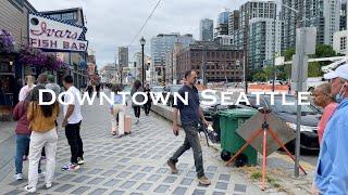 WALKING: Downtown Seattle, Washington - Waterfront