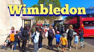 London WIMBLEDON and Wimbledon Village  | Walking Tour [4K]