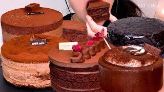 초코초코 홀케이크 한판 먹방 모음집 디저트 먹방 Choco CAKE Mukbang ASMR Collection