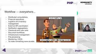 Fault tolerant workflow orchestration on PHP