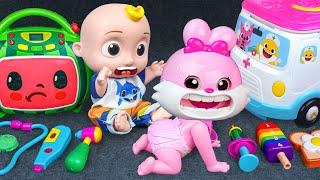 18 Minutes Satisfying Unboxing Doctor Toys, Pinkfong Ambulance Playset ASMR | Fun Toys Review