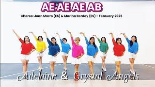 AE AE AE AB - Line Dance - Choreo:Joan Morro (ES) & Marina Bordoy (ES) - February 2025