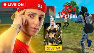 LIVE ON  RANQUEADA DA MADRUGADA - FREE FIRE  NOBRU AO VIVO 