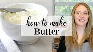 How to Make Butter from Scratch at Home with a Mixer