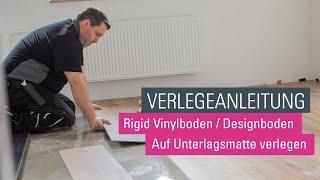 wineo 600 Rigid Vinyl Boden zum Klicken verlegen und Produktvorteile im Überblick