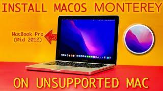 How to Install macOS Monterey on Unsupported MacBooks