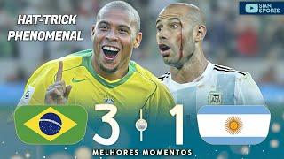 O DIA QUE RONALDO DESTRUIU A ARGENTINA E FEZ HAT-TRICK! É POR ISSO QUE OS ARGENTINOS ODEIAM O BRASIL