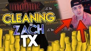 Cleaning ZACHTX RSPS Gambling for his ENTIRE Bank *HILARIOUS* | ImaginePS