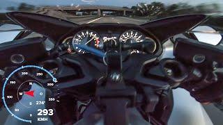 Suzuki Hayabusa GPS Topspeed on Autobahn