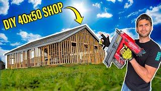 DIY FRAMING 2,000 SQFT - Dream Shop Build