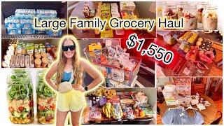 LARGE Family Grocery Haul / Cooking & Adventures with 8 KIDS