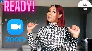 Zoom Meeting & Remote Work - Turn Up On Point by SheSo Styles