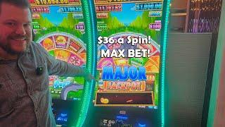 When you get your Biggest Jackpot ever! Huff n Even More Puff!  $36 a Spin MAX BET!