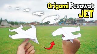 NEW! Make a Simple JET Plane to Fly Long and Far - Paper Plane Origami - ELEKTROGAMI