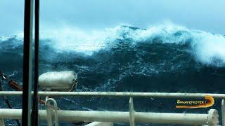  #storm at Sea  The Largest Waves on The Planet at Time of Filming. #Sea #northsea  #Waves