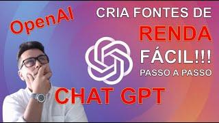 7 Formas para GANHAR DINHEIRO com CHAT GPT  GUIA FACIL