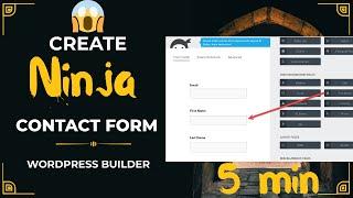 Creating Contact Form Using Ninja Forms